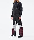 Fawk 2021 Snowboard Broek Heren Black/Light Grey/Burgundy, Afbeelding 1 van 6