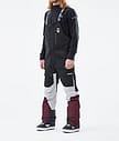Fawk 2021 Snowboard Broek Heren Black/Light Grey/Burgundy