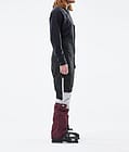 Fawk 2021 Skibroek Heren Black/Light Grey/Burgundy, Afbeelding 2 van 6
