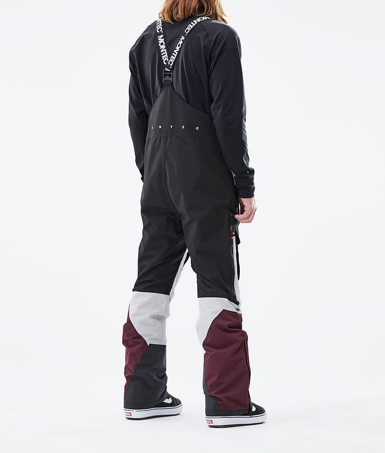 Fawk 2021 Snowboard Broek Heren Black/Light Grey/Burgundy, Afbeelding 3 van 6
