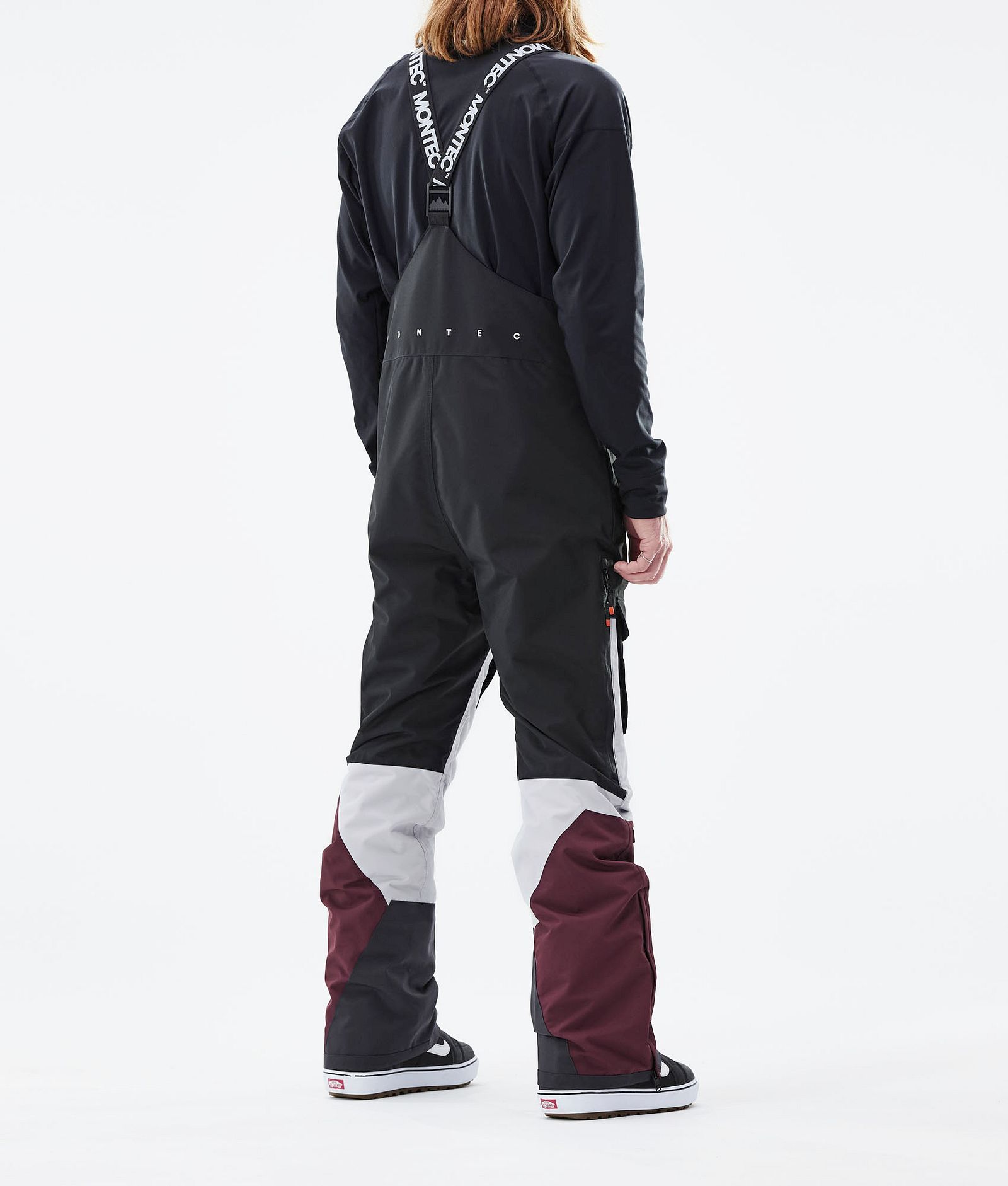 Fawk 2021 Snowboard Broek Heren Black/Light Grey/Burgundy, Afbeelding 3 van 6