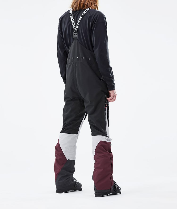 Fawk 2021 Skibroek Heren Black/Light Grey/Burgundy, Afbeelding 3 van 6
