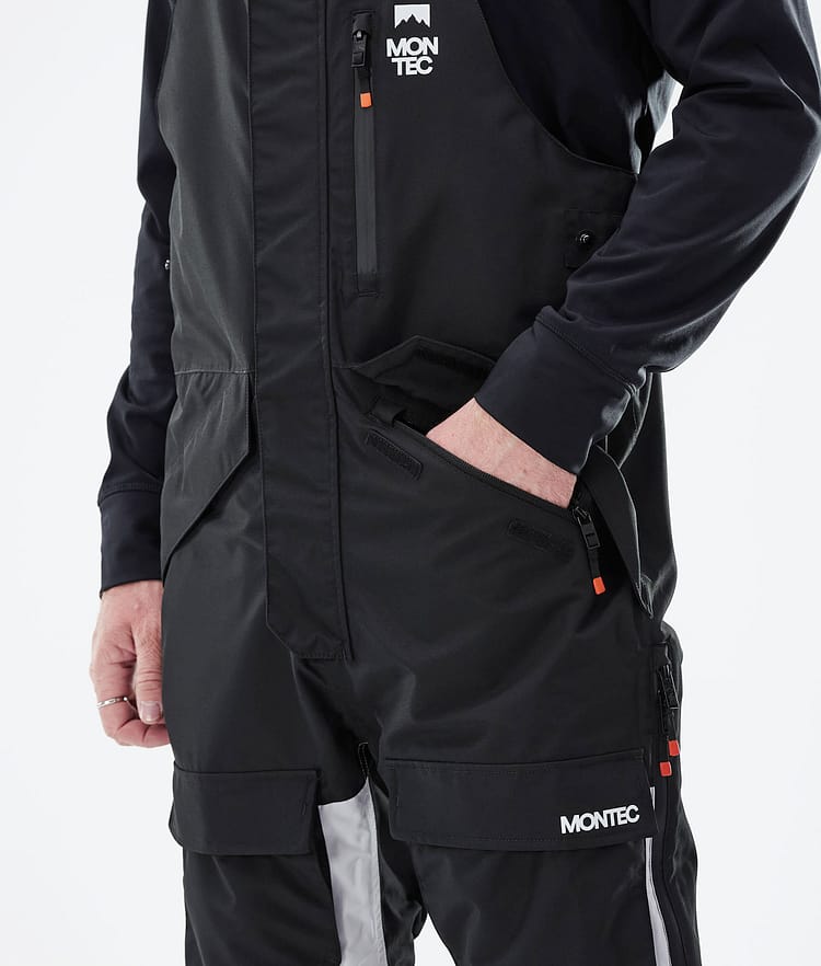 Fawk 2021 Skibroek Heren Black/Light Grey/Burgundy, Afbeelding 4 van 6