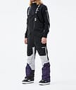 Fawk 2021 Spodnie Snowboardowe Mężczyźni Black/Light Grey/Purple