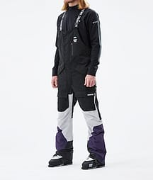 Montec Fawk 21 Lyžařské Kalhoty Pánské Black/Light Grey/Purple
