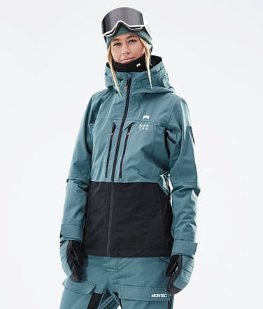 Moss W 2021 Chaqueta Snowboard Mujer Atlantic/Black