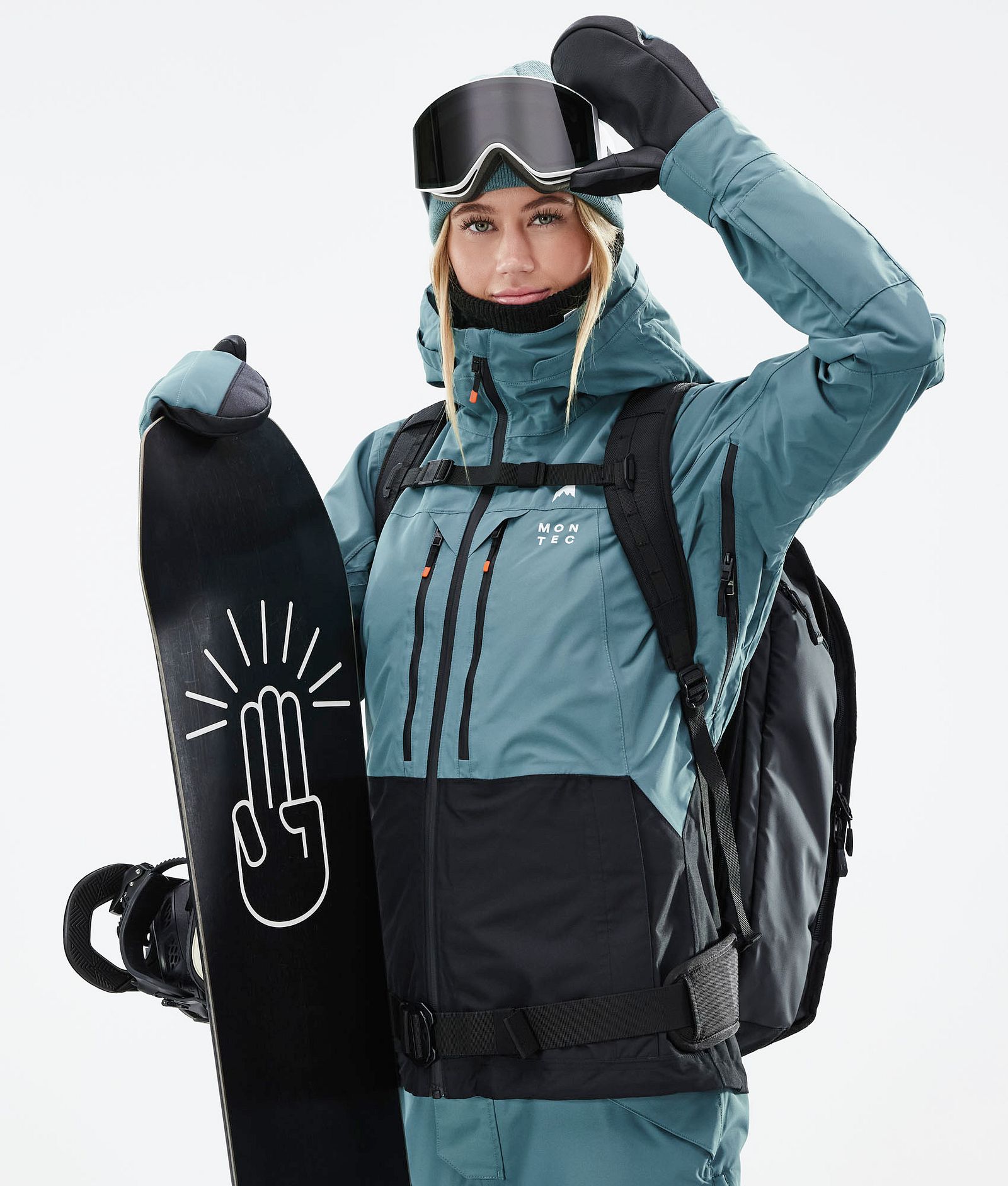Moss W 2021 Chaqueta Snowboard Mujer Atlantic/Black, Imagen 4 de 12