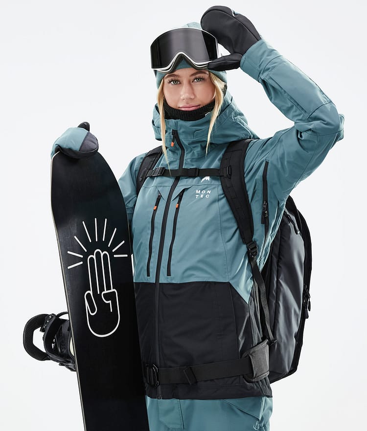 Moss W 2021 Bunda na Snowboard Dámské Atlantic/Black, Obrázek 4 z 12