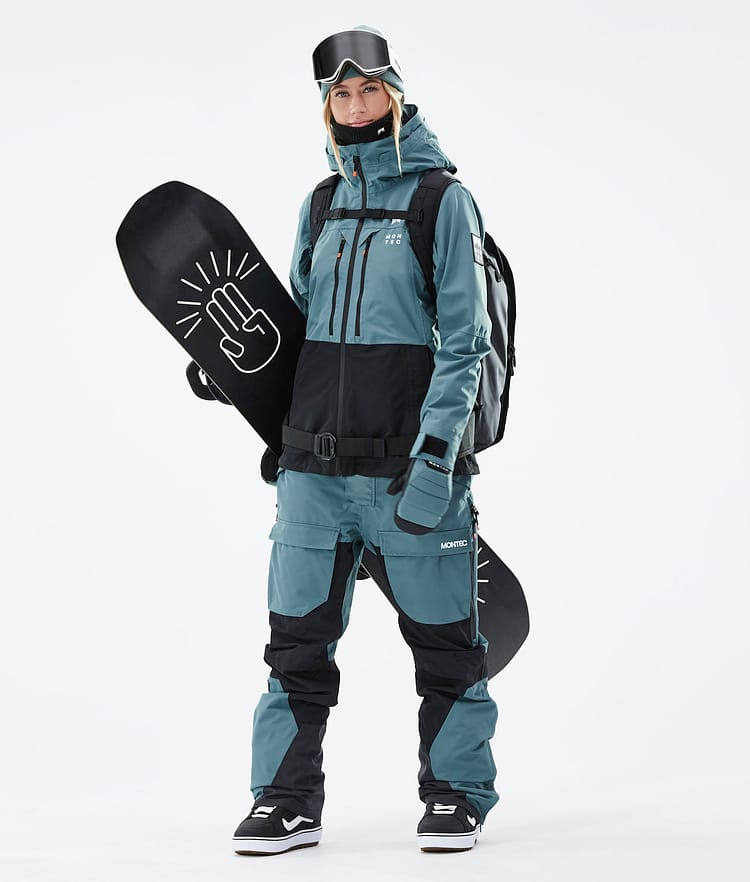 Moss W 2021 Bunda na Snowboard Dámské Atlantic/Black, Obrázek 5 z 12