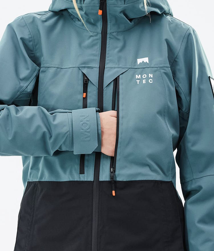 Moss W 2021 Kurtka Narciarska Kobiety Atlantic/Black, Zdjęcie 11 z 12