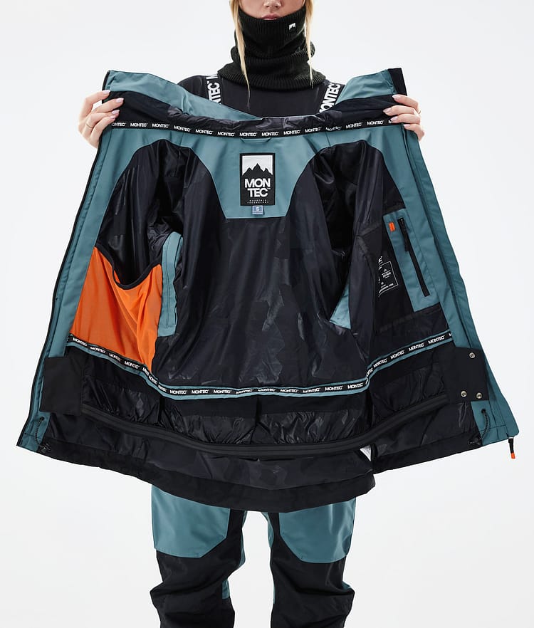 Moss W 2021 Bunda na Snowboard Dámské Atlantic/Black, Obrázek 12 z 12