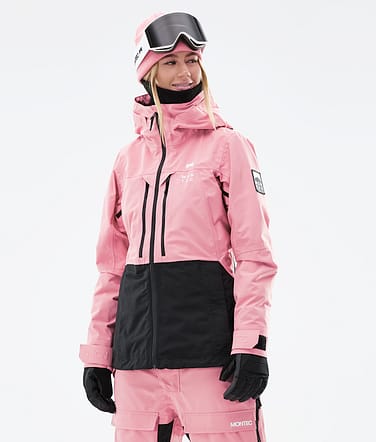 Moss W 2021 Bunda na Snowboard Dámské Pink/Black Renewed