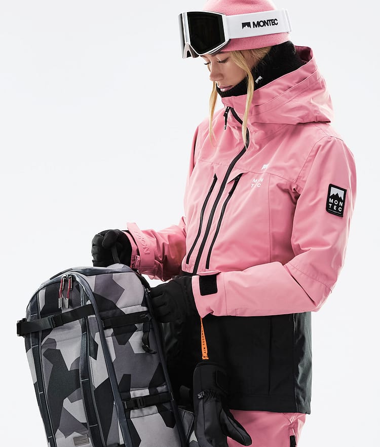 Moss W 2021 Bunda na Snowboard Dámské Pink/Black Renewed, Obrázek 2 z 12