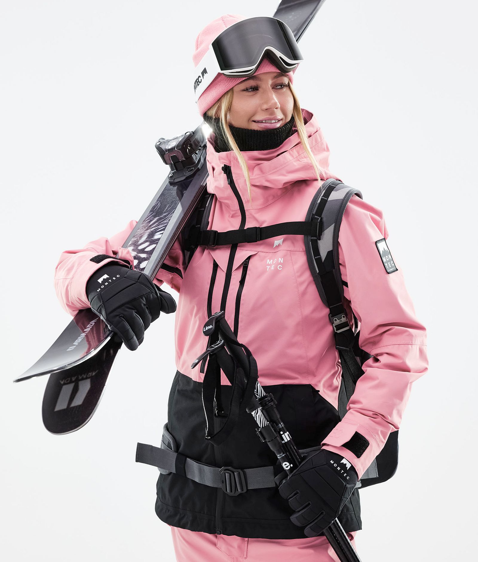 Moss W 2021 Lyžařská Bunda Dámské Pink/Black, Obrázek 4 z 12