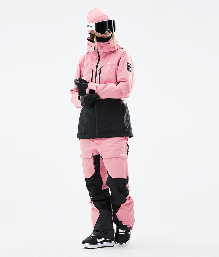 Moss W 2021 Bunda na Snowboard Dámské Pink/Black Renewed, Obrázek 5 z 12