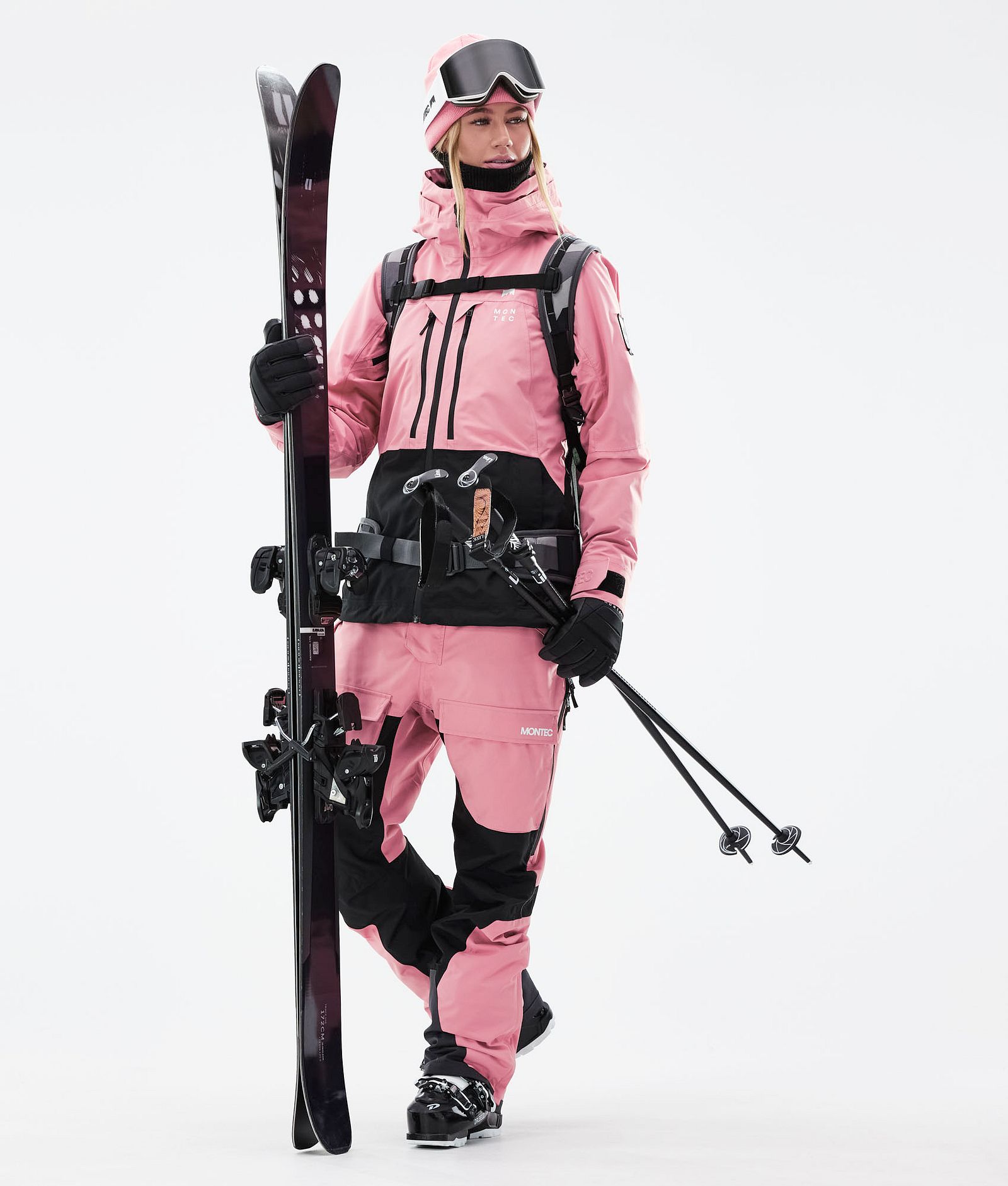 Moss W 2021 Lyžařská Bunda Dámské Pink/Black, Obrázek 5 z 12
