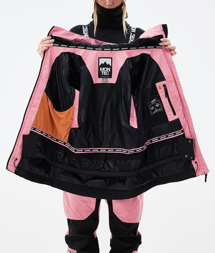 Moss W 2021 Bunda na Snowboard Dámské Pink/Black Renewed, Obrázek 12 z 12