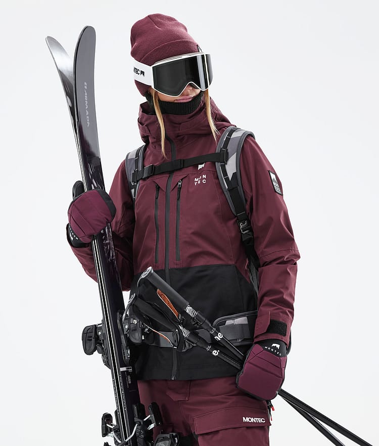 Moss W 2021 Kurtka Narciarska Kobiety Burgundy/Black, Zdjęcie 1 z 13