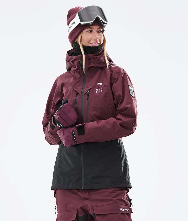 Moss W 2021 Kurtka Narciarska Kobiety Burgundy/Black, Zdjęcie 2 z 13