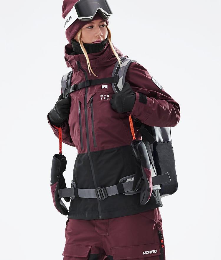 Moss W 21 Chaqueta Snowboard Mujer Burgundy/Black, Imagen 2 de 12