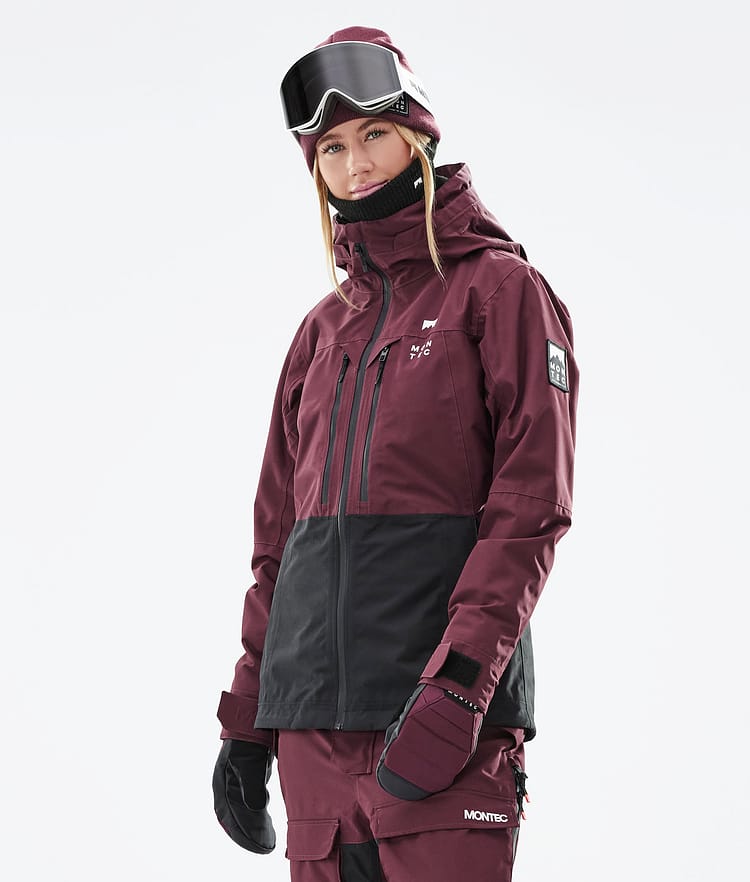 Moss W 2021 Kurtka Narciarska Kobiety Burgundy/Black, Zdjęcie 3 z 13