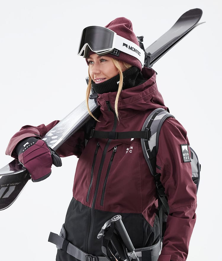Moss W 2021 Kurtka Narciarska Kobiety Burgundy/Black, Zdjęcie 5 z 13