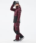 Moss W 2021 Bunda na Snowboard Dámské Burgundy/Black, Obrázek 6 z 12