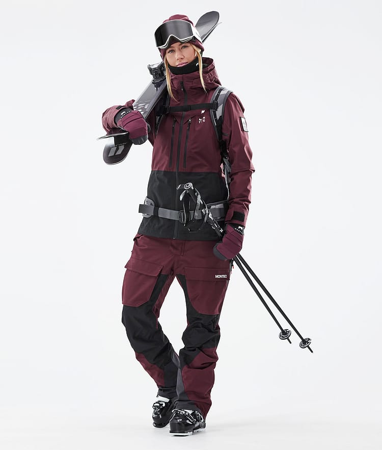 Moss W 2021 Kurtka Narciarska Kobiety Burgundy/Black, Zdjęcie 6 z 13