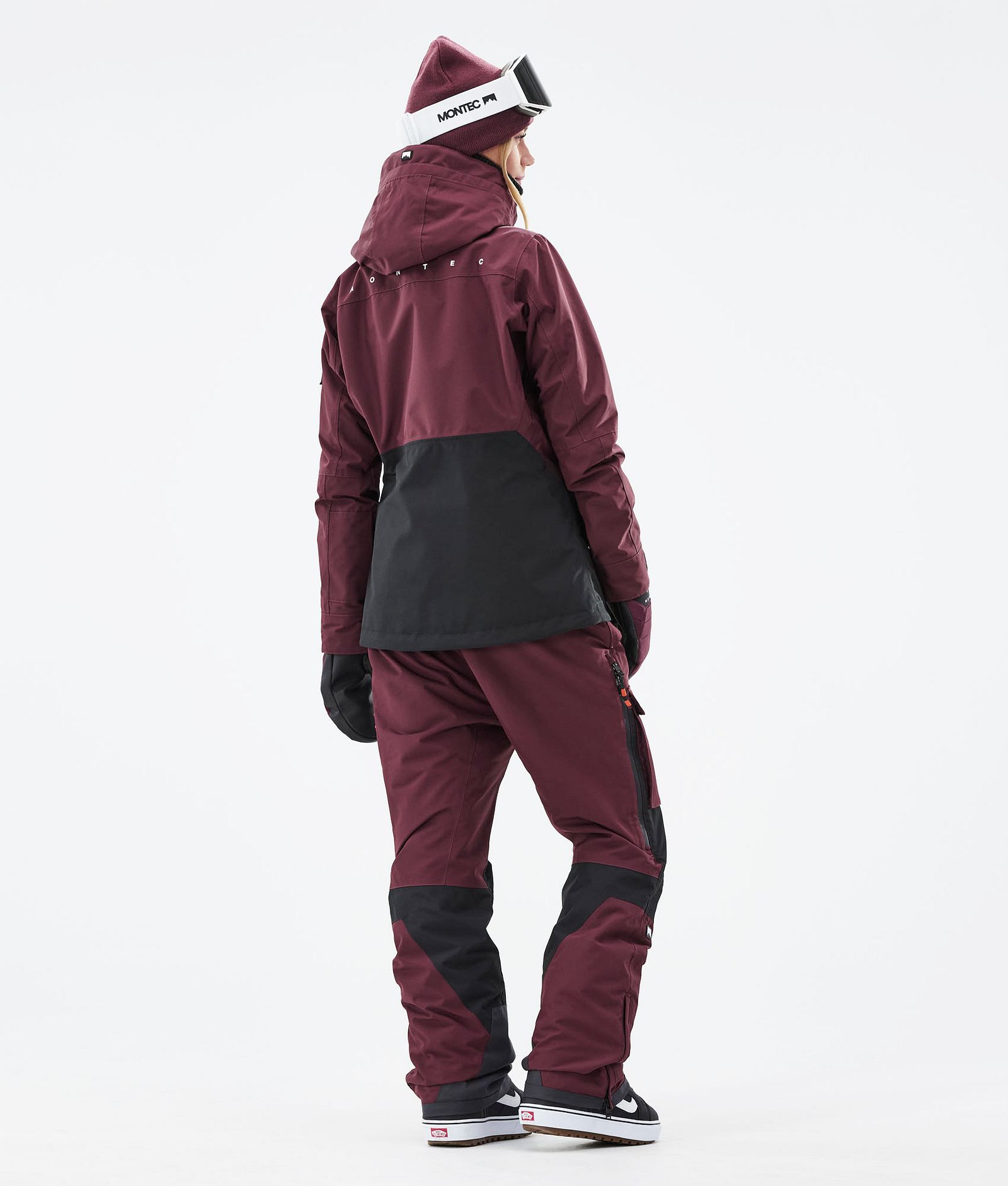 Moss W 2021 Bunda na Snowboard Dámské Burgundy/Black, Obrázek 7 z 12