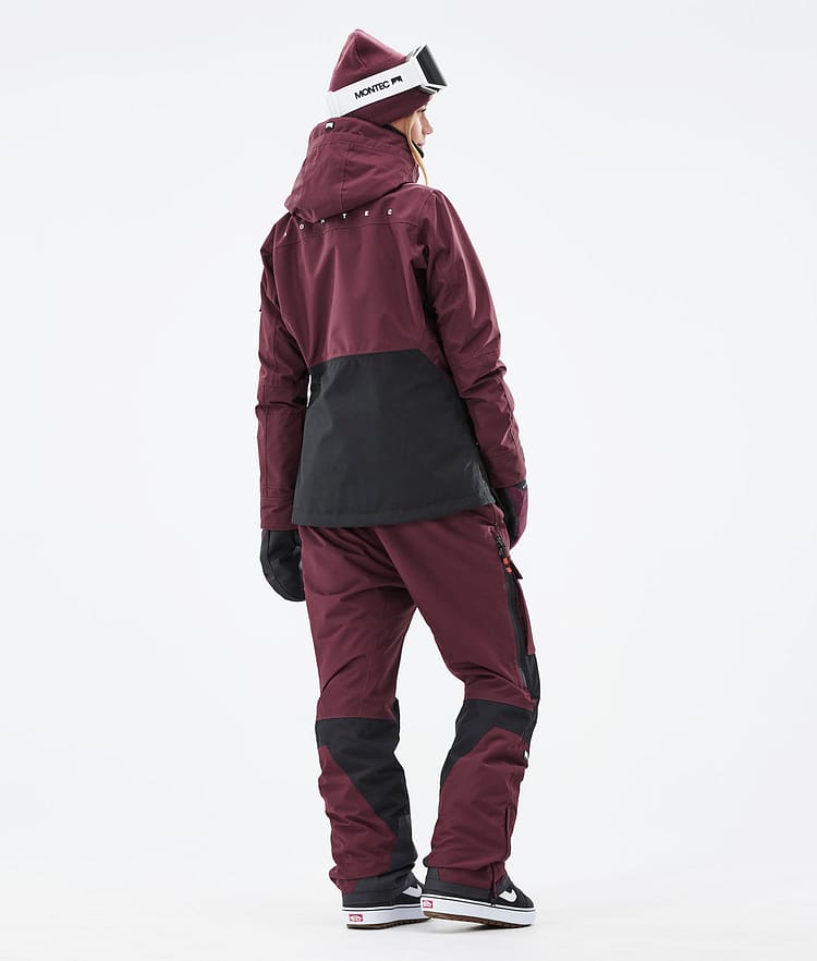 Moss W 2021 Bunda na Snowboard Dámské Burgundy/Black, Obrázek 7 z 12