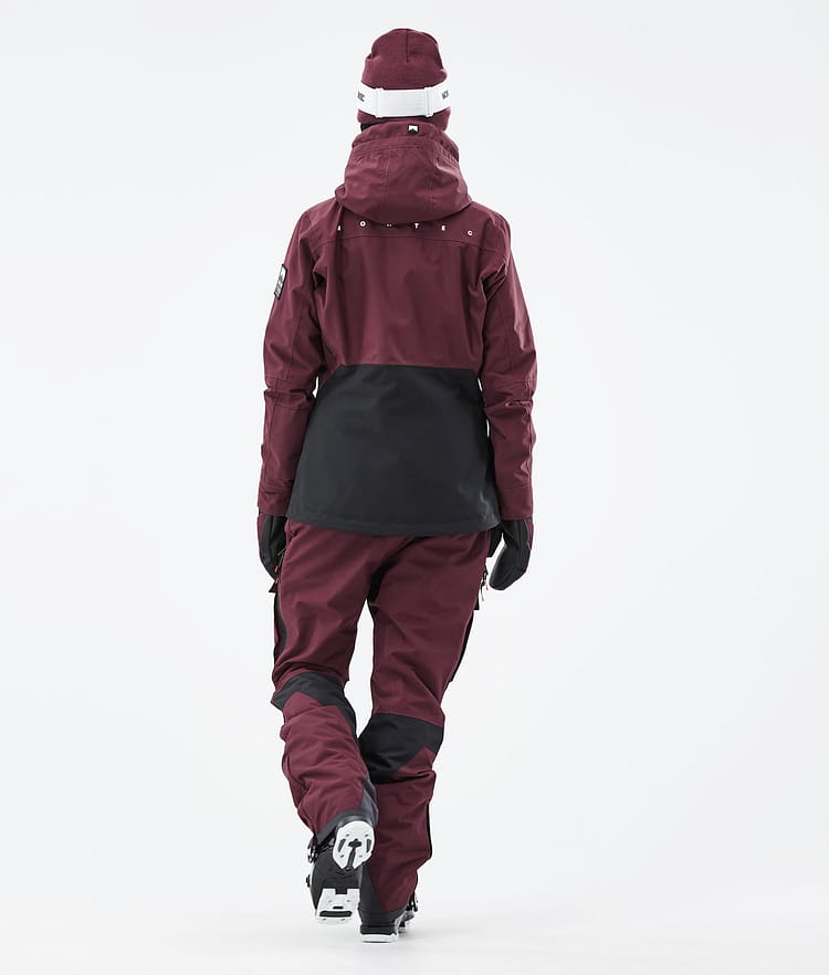 Moss W 2021 Kurtka Narciarska Kobiety Burgundy/Black, Zdjęcie 8 z 13
