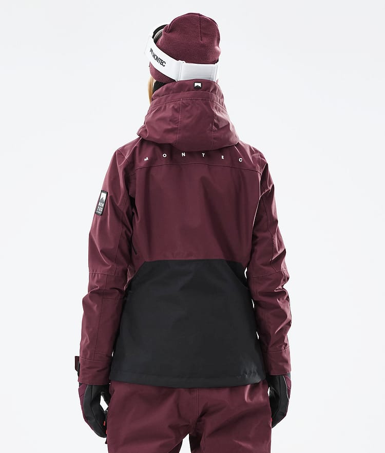 Moss W 21 Chaqueta Snowboard Mujer Burgundy/Black, Imagen 9 de 12