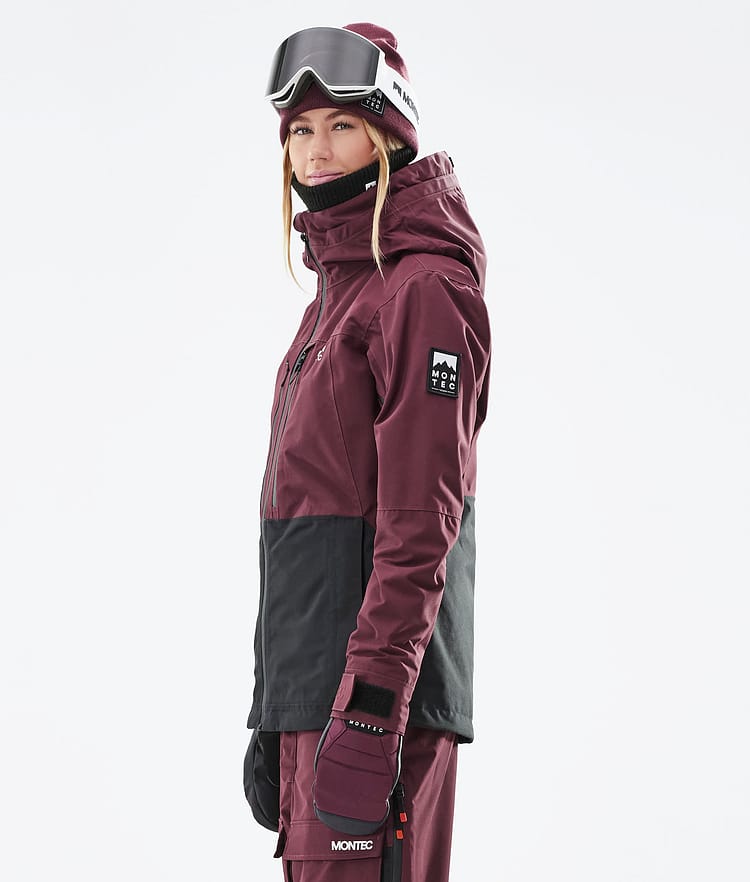 Moss W 2021 Kurtka Narciarska Kobiety Burgundy/Black, Zdjęcie 9 z 13