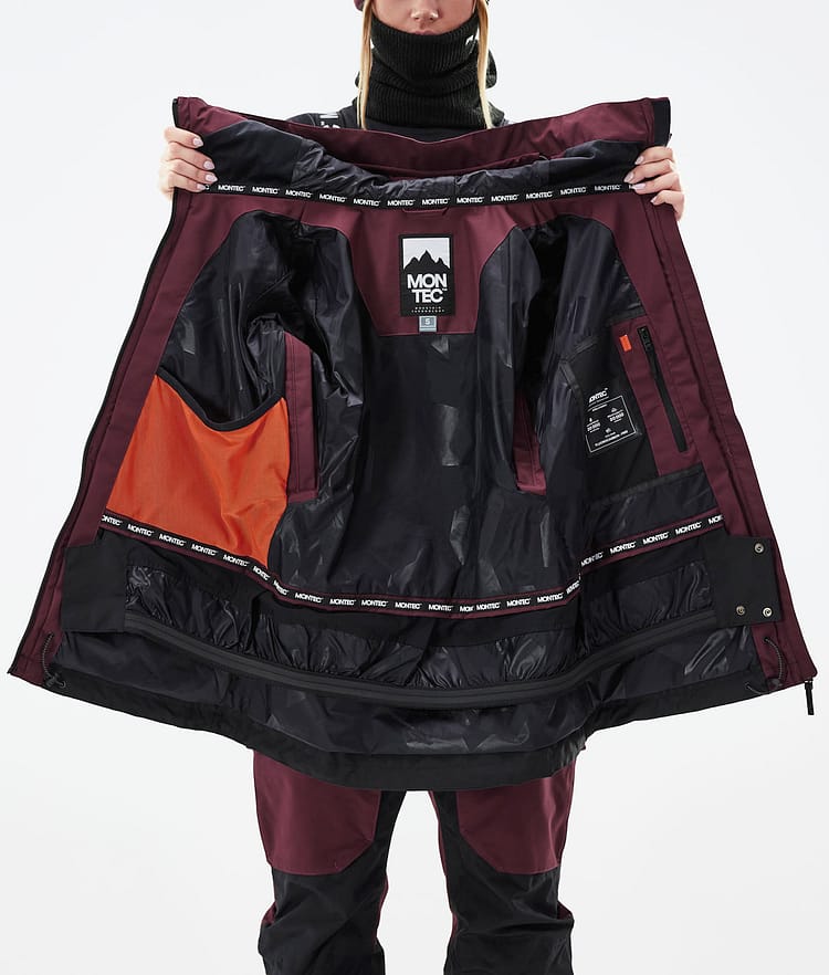 Moss W 2021 Kurtka Narciarska Kobiety Burgundy/Black, Zdjęcie 13 z 13