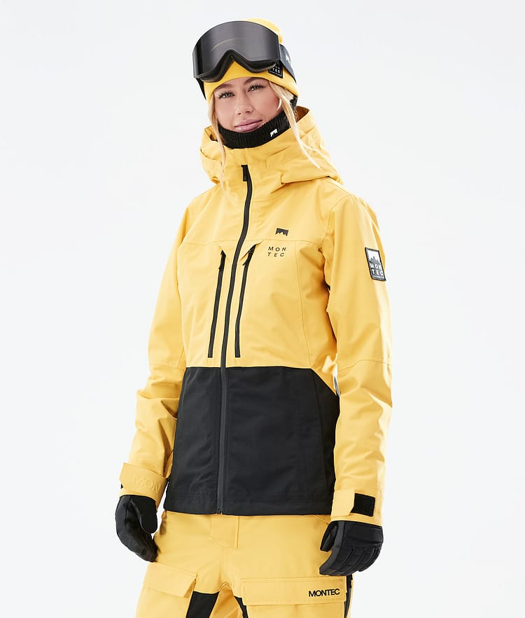Moss W 21 Chaqueta Snowboard Mujer Yellow/Black, Imagen 2 de 12