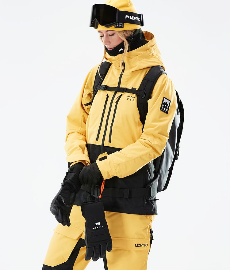 Moss W 2021 Kurtka Narciarska Kobiety Yellow/Black, Zdjęcie 4 z 12