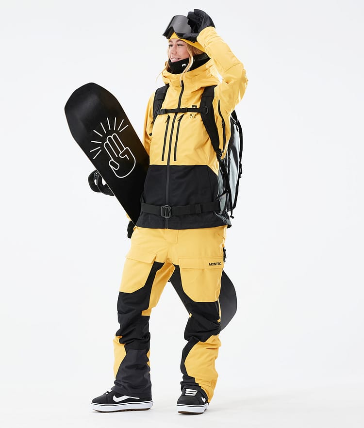 Moss W 21 Chaqueta Snowboard Mujer Yellow/Black, Imagen 5 de 12