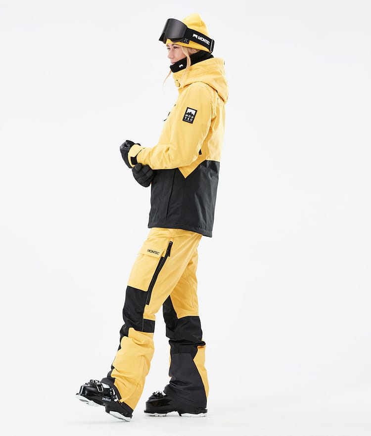 Moss W 2021 Kurtka Narciarska Kobiety Yellow/Black, Zdjęcie 6 z 12