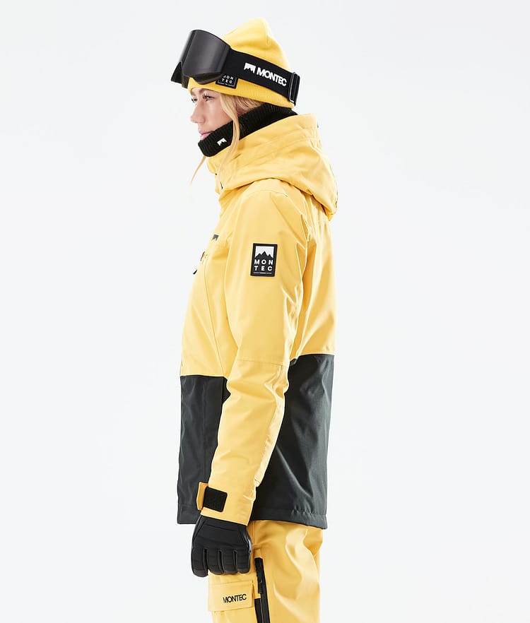 Moss W 2021 Kurtka Narciarska Kobiety Yellow/Black, Zdjęcie 8 z 12