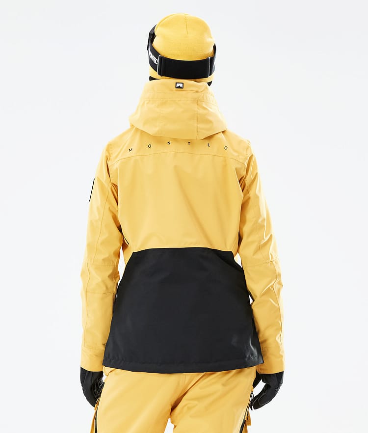 Moss W 21 Chaqueta Snowboard Mujer Yellow/Black, Imagen 9 de 12