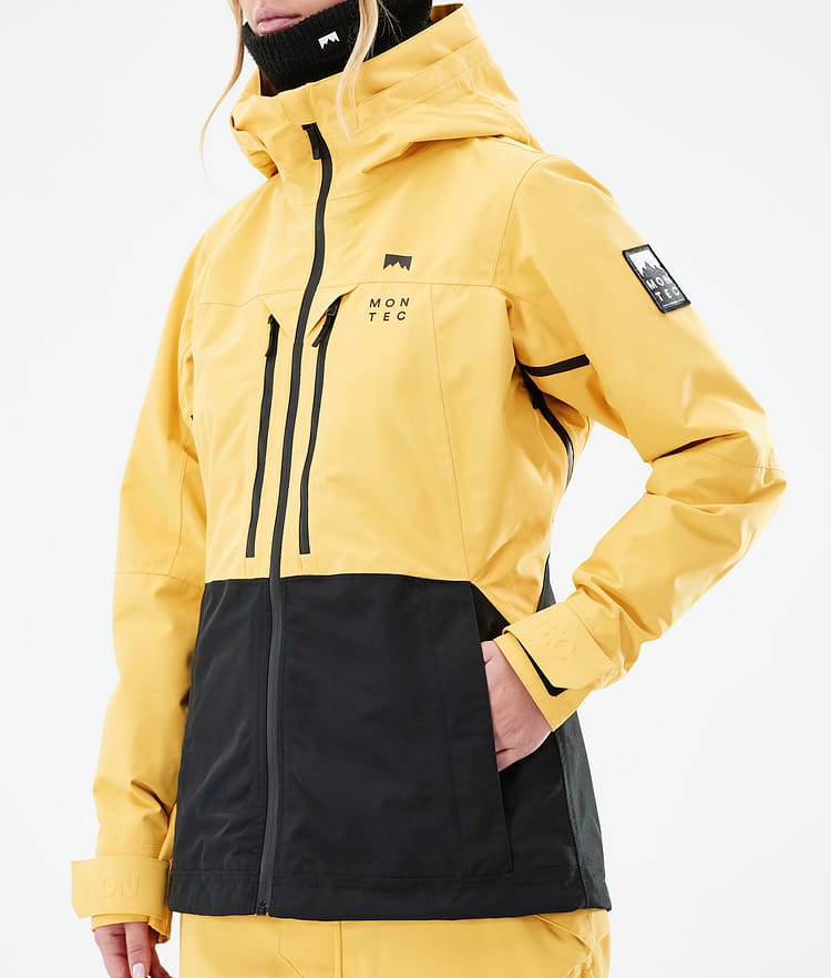 Moss W 21 Chaqueta Snowboard Mujer Yellow/Black, Imagen 10 de 12
