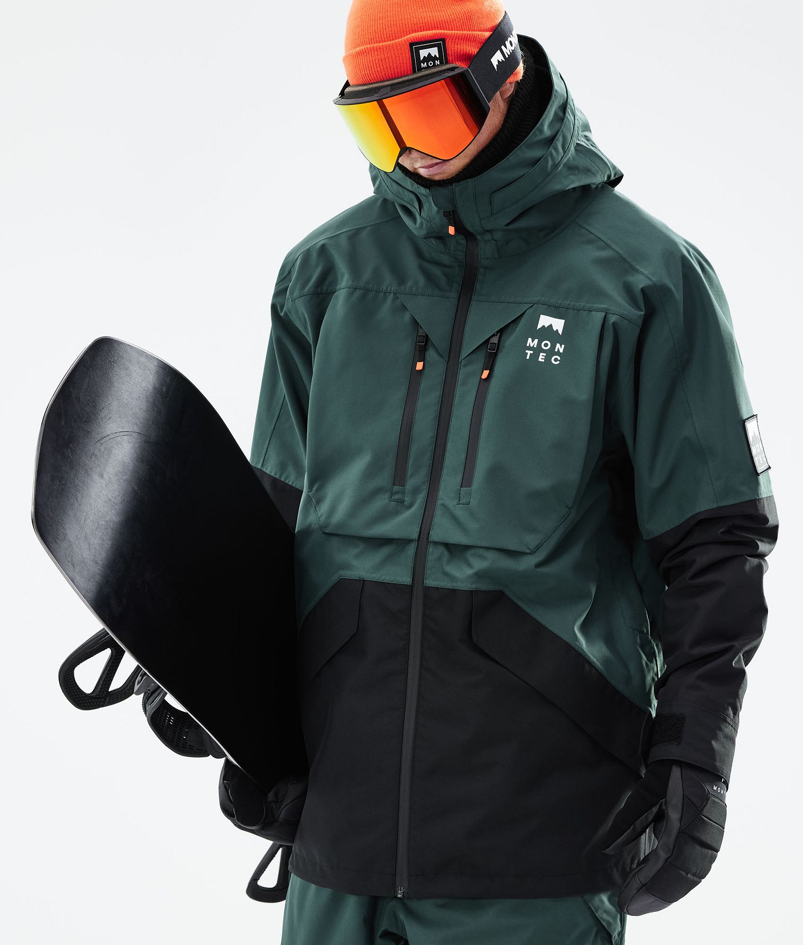 Moss 2021 Kurtka Snowboardowa Mężczyźni Dark Atlantic/Black Renewed, Zdjęcie 3 z 12