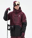 Moss 2021 Bunda na Snowboard Pánské Burgundy/Black