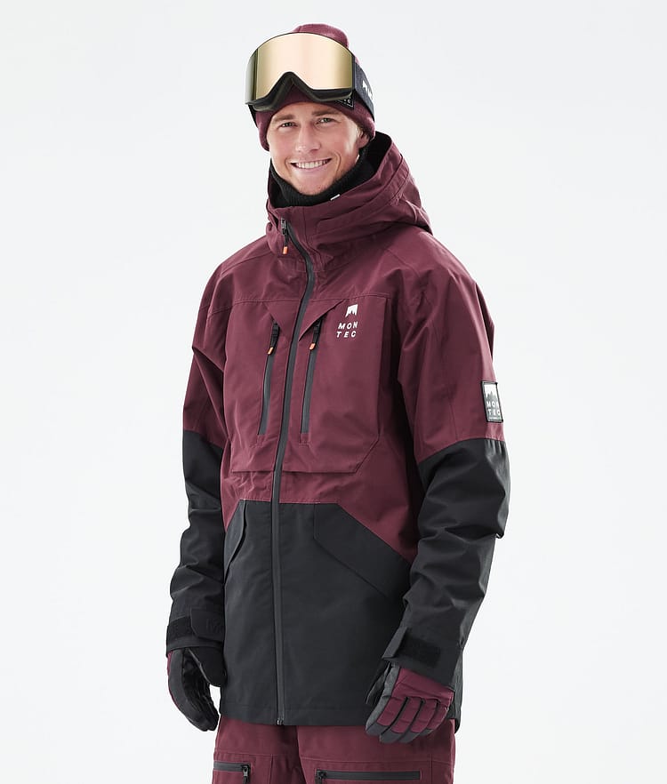 Moss 21 Bunda na Snowboard Pánské Burgundy/Black, Obrázek 2 z 13