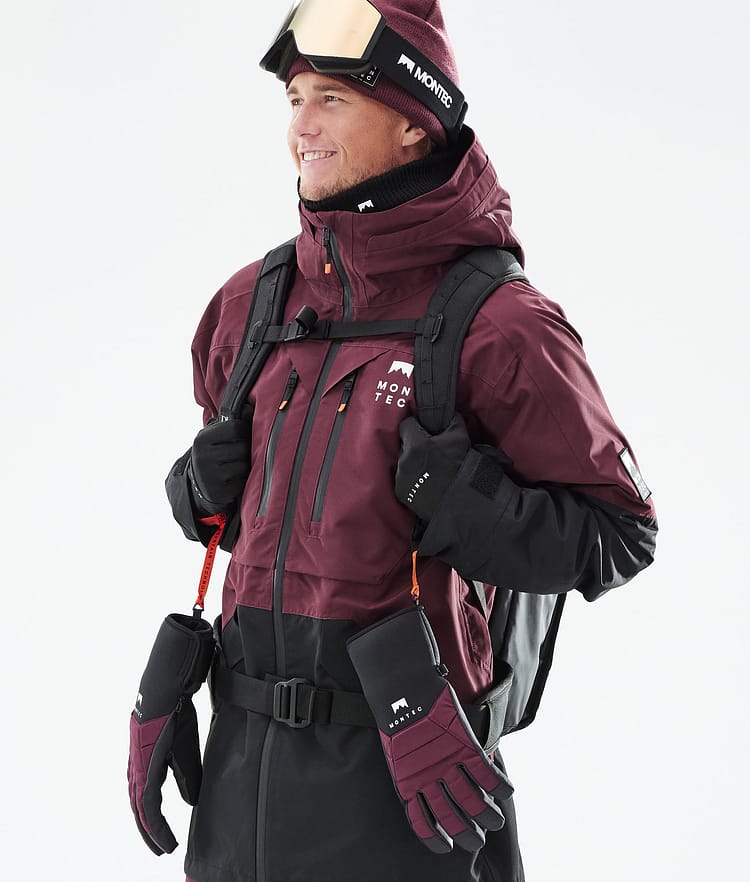 Moss 21 Bunda na Snowboard Pánské Burgundy/Black, Obrázek 3 z 13