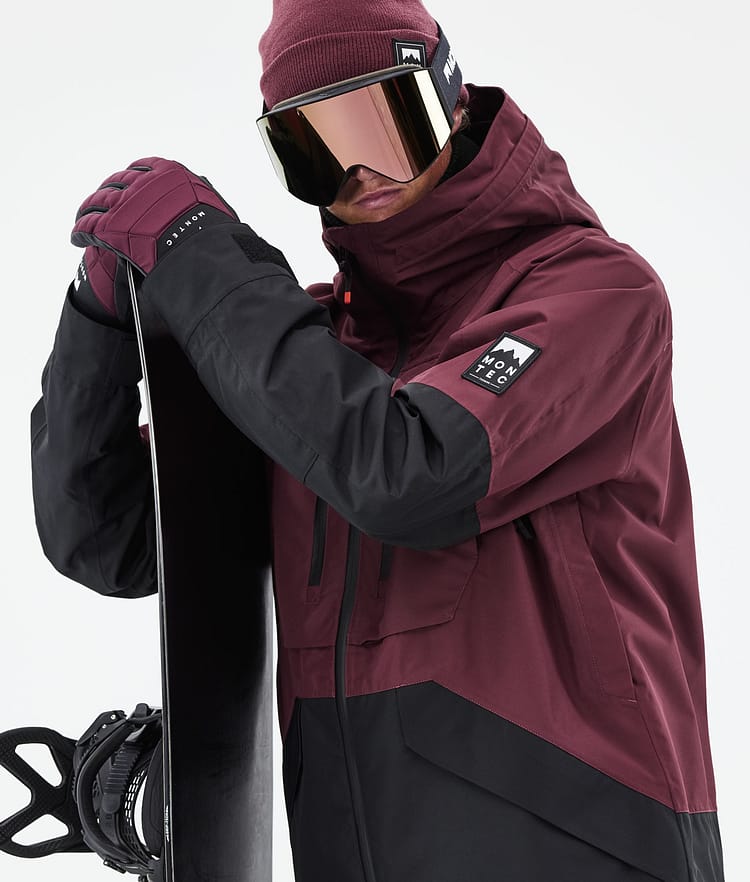 Moss 21 Bunda na Snowboard Pánské Burgundy/Black, Obrázek 4 z 13