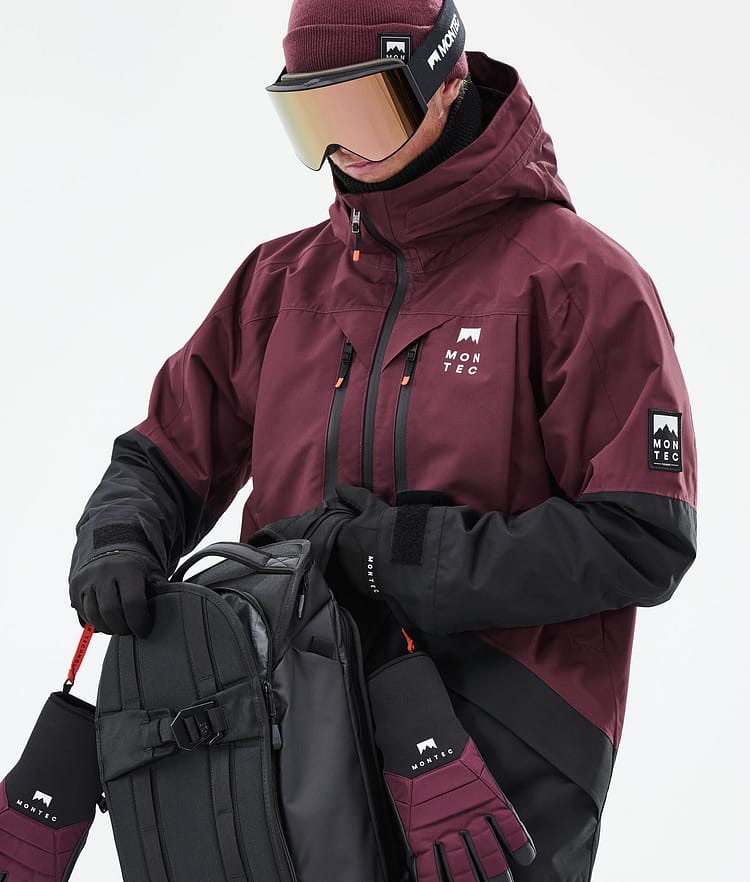 Moss 21 Bunda na Snowboard Pánské Burgundy/Black, Obrázek 5 z 13