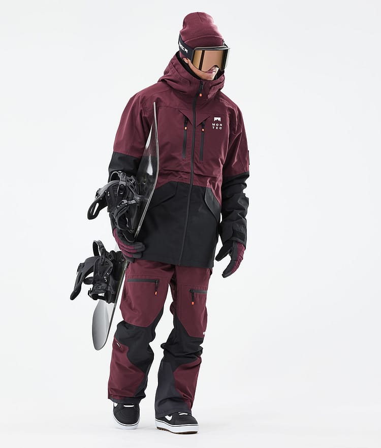 Moss 21 Bunda na Snowboard Pánské Burgundy/Black, Obrázek 6 z 13