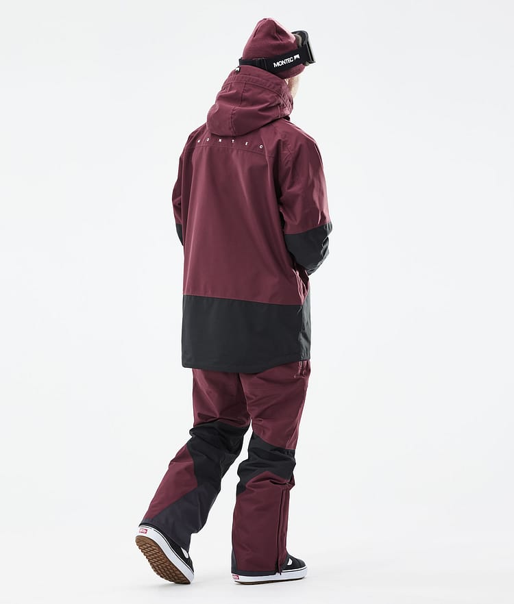 Moss 21 Bunda na Snowboard Pánské Burgundy/Black, Obrázek 8 z 13