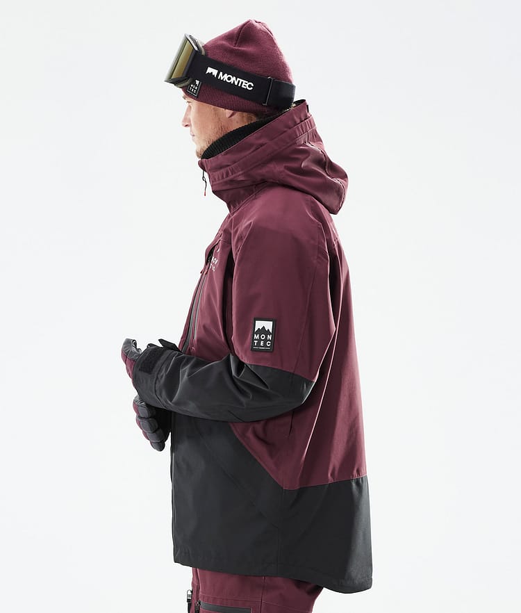 Moss 21 Bunda na Snowboard Pánské Burgundy/Black, Obrázek 9 z 13